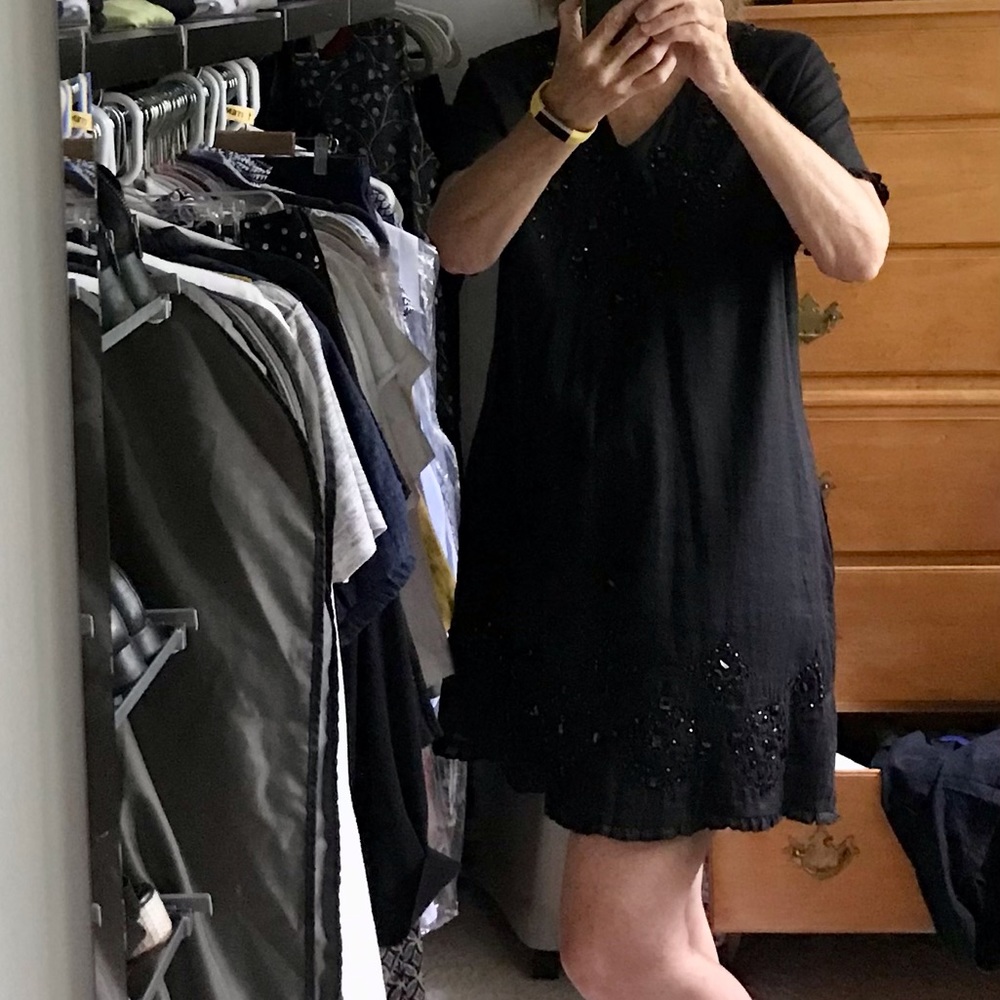 Beautiful Joe Fresh black linen/cotton dress